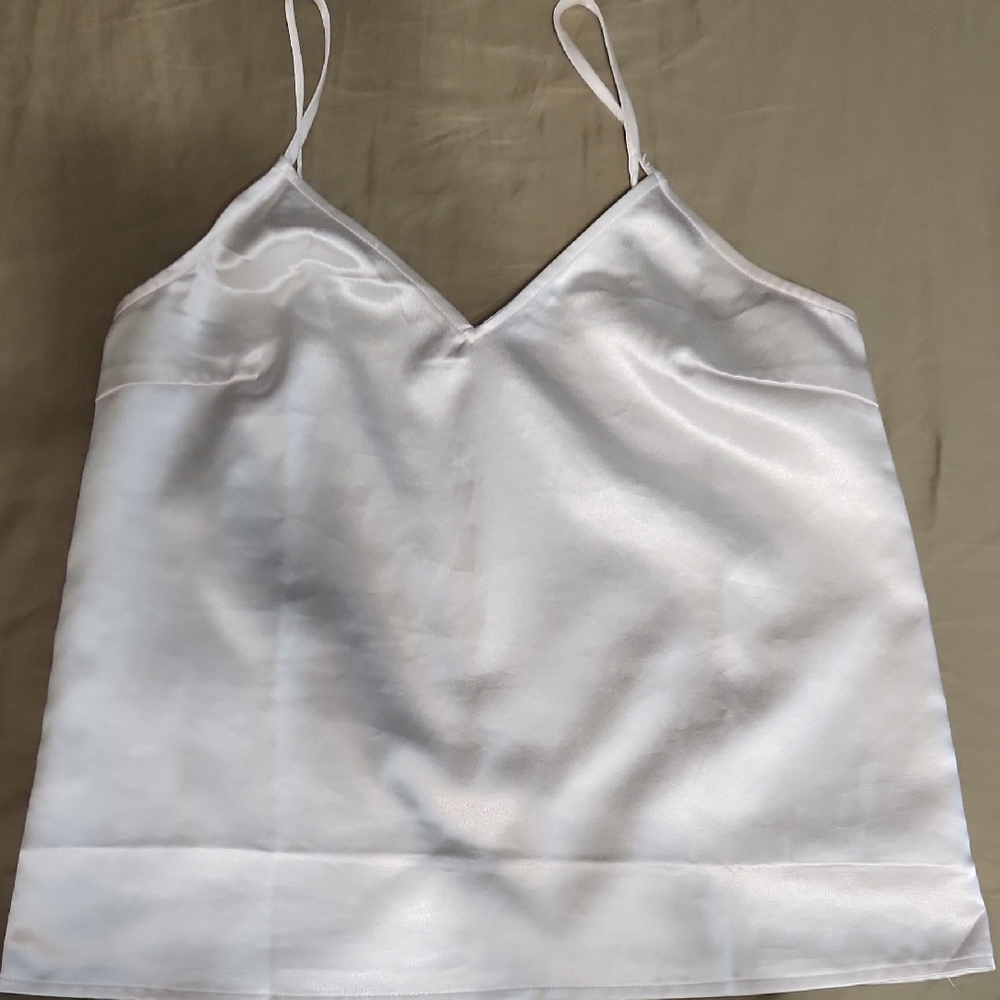 Parisian Works Shimmering White Camisole